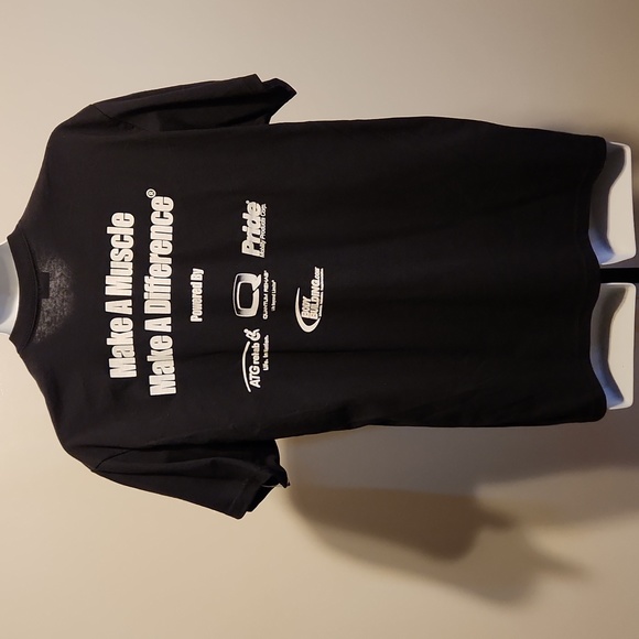 Muscle Walk hope black L tshirt - Picture 2 of 2